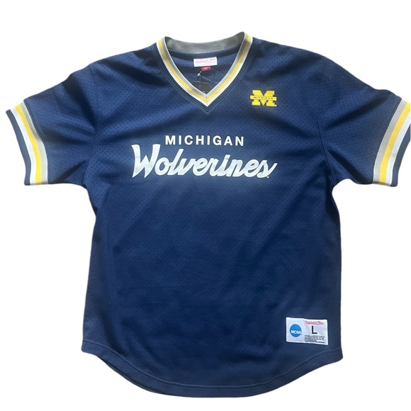 University of Michigan Mesh Pullover Jersey - Picture 1 of 5